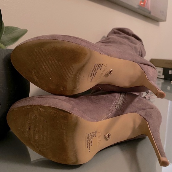 Thalia Sodi Taupe Knee High Boots 9.5 - Picture 6 of 10